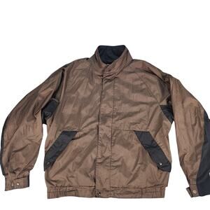 Men's Footjoy Dryjoys Vented Windbreaker Jacket Golf Houndstooth XL